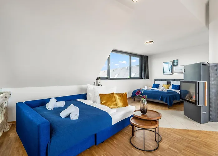 Dnd Design Loft I 170qm I Parken I Balkon I Workstation I Netflix I Kaffee I Waschmaschine I Trockner I Xbox I Ausblick *