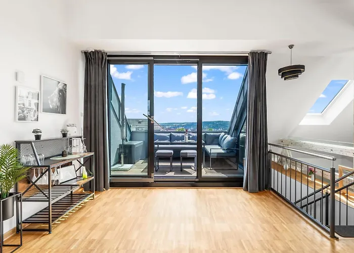 Dnd Design Loft I 170qm I Parken I Balkon I Workstation I Netflix I Kaffee I Waschmaschine I Trockner I Xbox I Ausblick *