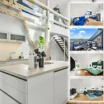 Dnd Design Loft I 170qm I Parken I Balkon I Workstation I Netflix I Kaffee I Waschmaschine I Trockner I Xbox I Ausblick