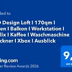 아파트 Dnd Design Loft I 170qm I Parken I Balkon I Workstation I Netflix I Kaffee I Waschmaschine I Trockner I Xbox I Ausblick 뷔르츠부르크