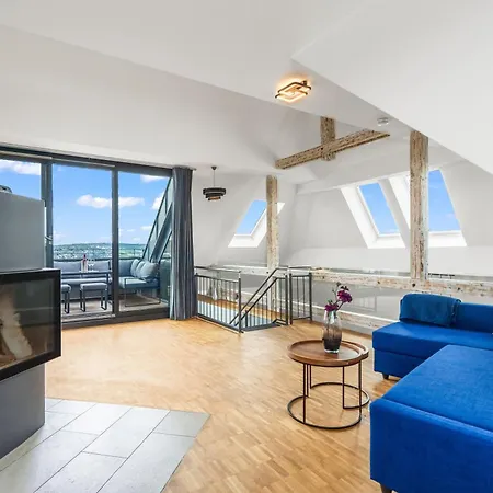 아파트 Dnd Design Loft I 170qm I Parken I Balkon I Workstation I Netflix I Kaffee I Waschmaschine I Trockner I Xbox I Ausblick 뷔르츠부르크