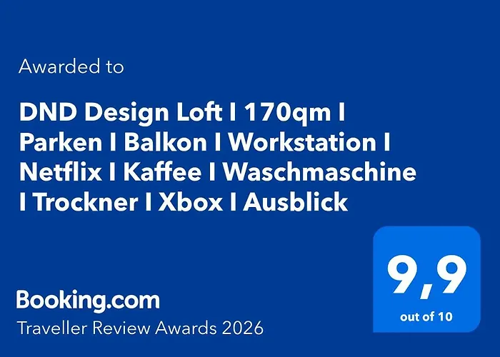 Appartement Dnd Design Loft I 170qm I Parken I Balkon I Workstation I Netflix I Kaffee I Waschmaschine I Trockner I Xbox I Ausblick Würzburg